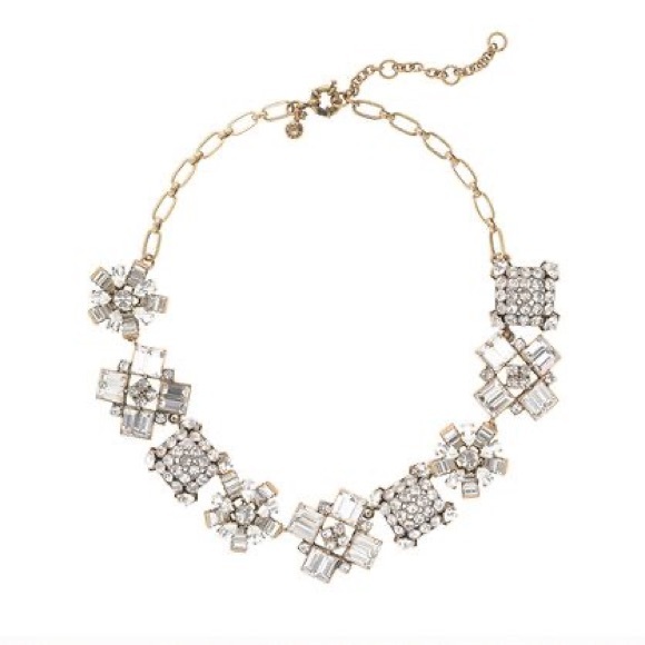 J. Crew Gold and Silver Crystal Necklace - Picture 3 of 8